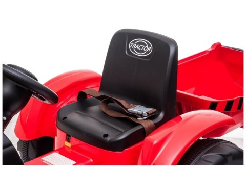Traktor na Akumulator z Przyczepą CH9959 Czerwony LEAN CARS Traktor na Akumulator z Przyczepą CH9959 Czerwony LEAN CARS