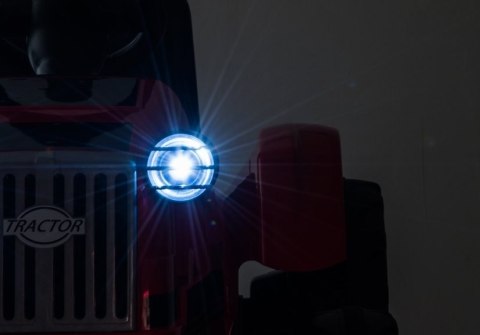 Traktor na Akumulator z Przyczepą CH9959 Czerwony LEAN CARS Traktor na Akumulator z Przyczepą CH9959 Czerwony LEAN CARS