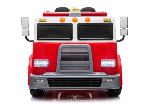 Wóz Strażacki na Akumulator Czerwony Dla Dzieci Pilot LL911 LEAN CARS Wóz Strażacki na Akumulator Czerwony Dla Dzieci Pilot LL911 LEAN CARS