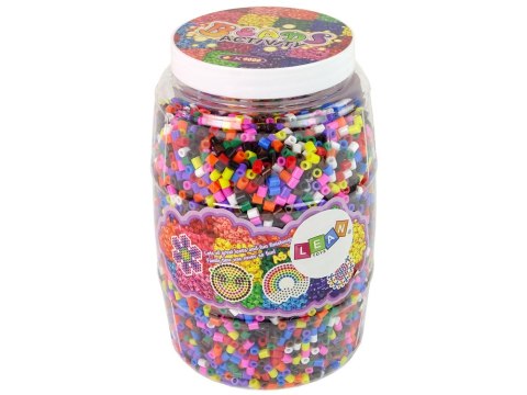 Zestaw DIY Koraliki Do Prasowania Szablony 9000 Sztuk LEAN Toys Zestaw DIY Koraliki Do Prasowania Szablony 9000 Sztuk LEAN Toys