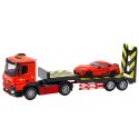 Zestaw Laweta Zdalnie Sterowana RC Auto Sportowe Osobowe Czerwone 1:16 LEAN Toys