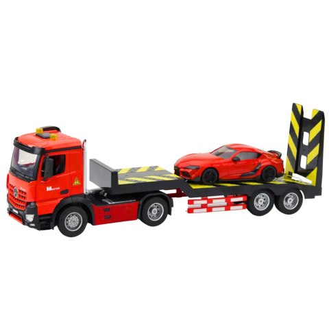 Zestaw Laweta Zdalnie Sterowana RC Auto Sportowe Osobowe Czerwone 1:16 LEAN Toys Zestaw Laweta Zdalnie Sterowana RC Auto Sportowe Osobowe Czerwone 1:16 LEAN Toys