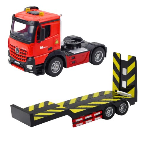 Zestaw Laweta Zdalnie Sterowana RC Auto Sportowe Osobowe Czerwone 1:16 LEAN Toys Zestaw Laweta Zdalnie Sterowana RC Auto Sportowe Osobowe Czerwone 1:16 LEAN Toys