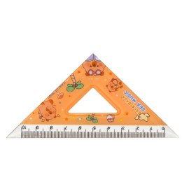 Zestaw Przybory Geometryczne Kapibara Linijka Kątomierz Ekierki 4el LEAN