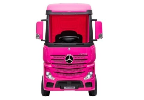 Auto Na Akumulator Mercedes Actros Różowy 4x4 LEAN CARS Auto Na Akumulator Mercedes Actros Różowy 4x4 LEAN CARS