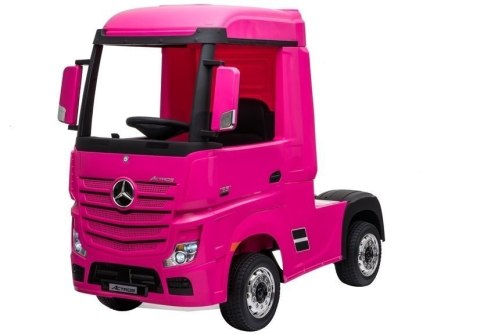Auto Na Akumulator Mercedes Actros Różowy 4x4 LEAN CARS Auto Na Akumulator Mercedes Actros Różowy 4x4 LEAN CARS
