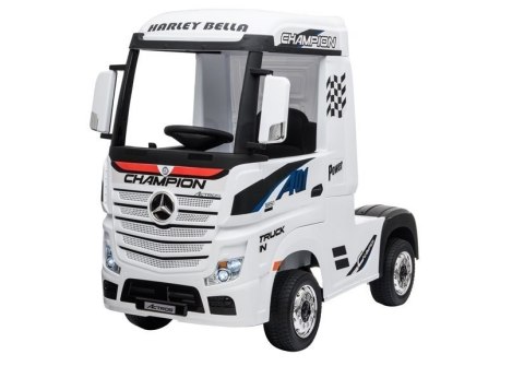 Auto na Akumulator Mercedes Actros Biały LEAN CARS Auto na Akumulator Mercedes Actros Biały LEAN CARS