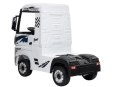 Auto na Akumulator Mercedes Actros Biały LEAN CARS