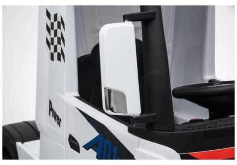 Auto na Akumulator Mercedes Actros Biały LEAN CARS Auto na Akumulator Mercedes Actros Biały LEAN CARS