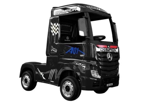 Auto na Akumulator Mercedes Actros Czarny Lakierowany MP4 LEAN CARS Auto na Akumulator Mercedes Actros Czarny Lakierowany MP4 LEAN CARS