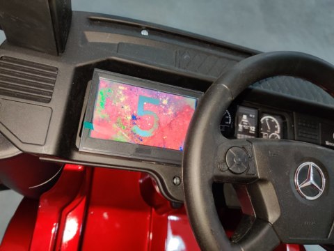 Auto na Akumulator Mercedes Actros Czarny Lakierowany MP4 LEAN CARS Auto na Akumulator Mercedes Actros Czarny Lakierowany MP4 LEAN CARS