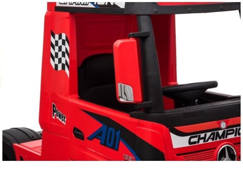 Auto na Akumulator Mercedes Actros Czerwone LEAN CARS Auto na Akumulator Mercedes Actros Czerwone LEAN CARS