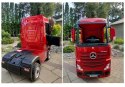 Auto na Akumulator Mercedes Actros Czerwony Lakierowany MP4 LEAN CARS