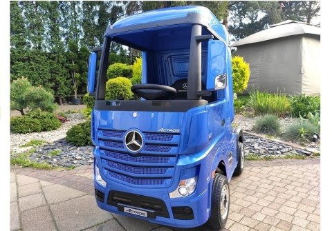 Auto na Akumulator Mercedes Actros Niebieski Lakierowany MP4 LEAN CARS Auto na Akumulator Mercedes Actros Niebieski Lakierowany MP4 LEAN CARS