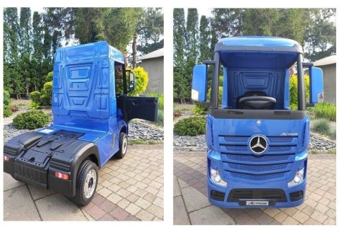 Auto na Akumulator Mercedes Actros Niebieski Lakierowany MP4 LEAN CARS Auto na Akumulator Mercedes Actros Niebieski Lakierowany MP4 LEAN CARS