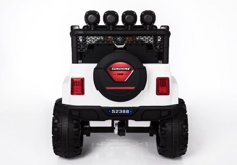 Auto na Akumulator S2388 Jeep Biały 4x45W LEAN CARS Auto na Akumulator S2388 Jeep Biały 4x45W LEAN CARS