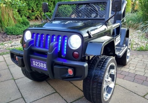 Auto na Akumulator S2388 Jeep Czarny 4x45W LEAN CARS Auto na Akumulator S2388 Jeep Czarny 4x45W LEAN CARS