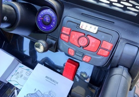 Auto na Akumulator S2388 Jeep Czarny 4x45W LEAN CARS Auto na Akumulator S2388 Jeep Czarny 4x45W LEAN CARS