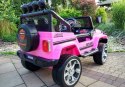 Auto na Akumulator S2388 Jeep Różowy 4x45W LEAN CARS
