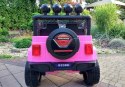 Auto na Akumulator S2388 Jeep Różowy 4x45W LEAN CARS