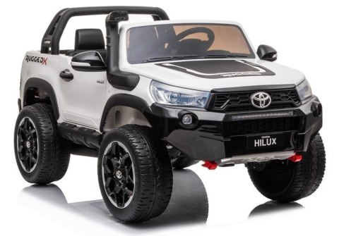 Auto na Akumulator Toyota Hilux Biały LEAN CARS Auto na Akumulator Toyota Hilux Biały LEAN CARS