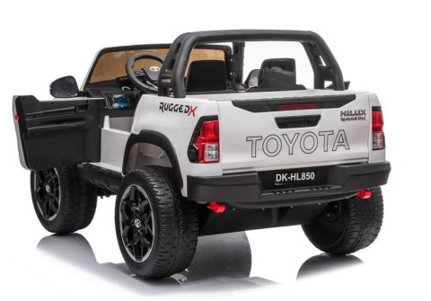 Auto na Akumulator Toyota Hilux Biały LEAN CARS Auto na Akumulator Toyota Hilux Biały LEAN CARS