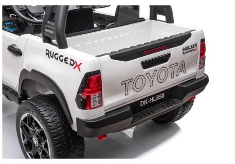 Auto na Akumulator Toyota Hilux Biały LEAN CARS Auto na Akumulator Toyota Hilux Biały LEAN CARS