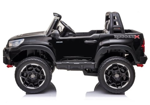 Auto na Akumulator Toyota Hilux Czarny Lakierowany LEAN CARS Auto na Akumulator Toyota Hilux Czarny Lakierowany LEAN CARS