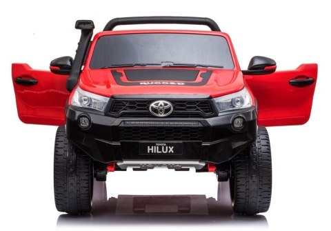 Auto na Akumulator Toyota Hilux Czerwony Lakierowany LEAN CARS Auto na Akumulator Toyota Hilux Czerwony Lakierowany LEAN CARS