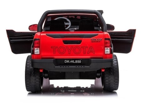 Auto na Akumulator Toyota Hilux Czerwony Lakierowany LEAN CARS Auto na Akumulator Toyota Hilux Czerwony Lakierowany LEAN CARS