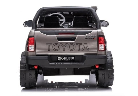 Auto na Akumulator Toyota Hilux Srebrny Lakierowany LEAN CARS Auto na Akumulator Toyota Hilux Srebrny Lakierowany LEAN CARS