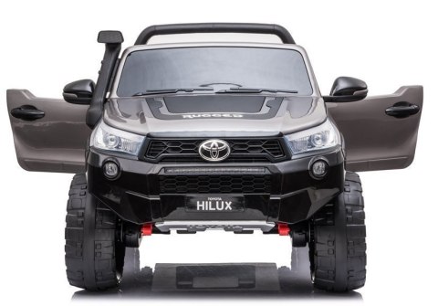 Auto na Akumulator Toyota Hilux Srebrny Lakierowany LEAN CARS Auto na Akumulator Toyota Hilux Srebrny Lakierowany LEAN CARS