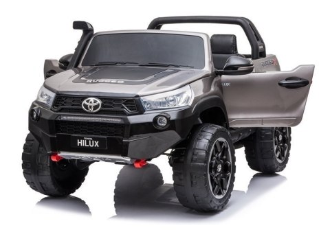 Auto na Akumulator Toyota Hilux Srebrny Lakierowany LEAN CARS Auto na Akumulator Toyota Hilux Srebrny Lakierowany LEAN CARS