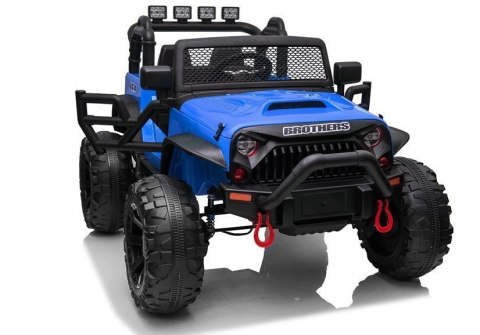 Auto na akumulator Jeep JC666 Niebieski Lakierowany LEAN CARS Auto na akumulator Jeep JC666 Niebieski Lakierowany LEAN CARS