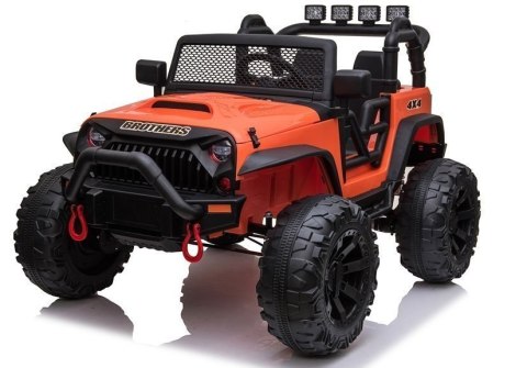 Auto na akumulator Jeep JC666 Pomarańczowy LEAN CARS Auto na akumulator Jeep JC666 Pomarańczowy LEAN CARS