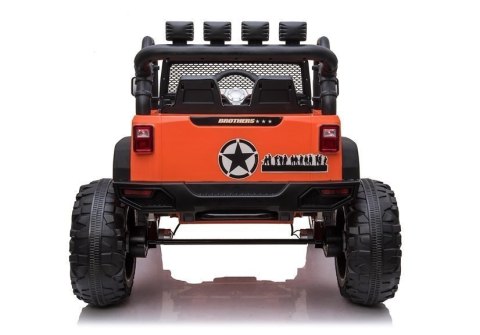 Auto na akumulator Jeep JC666 Pomarańczowy LEAN CARS Auto na akumulator Jeep JC666 Pomarańczowy LEAN CARS