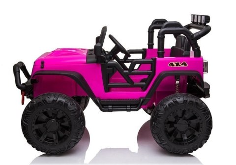 Auto na akumulator Jeep JC666 Różowy LEAN CARS Auto na akumulator Jeep JC666 Różowy LEAN CARS