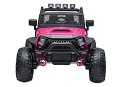 Auto na akumulator Jeep JC666 Różowy Lakierowany LEAN CARS
