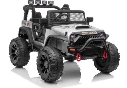 Auto na akumulator Jeep JC666 Srebrny Lakierowany LEAN CARS