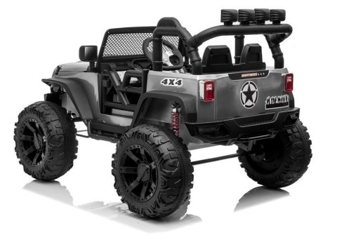 Auto na akumulator Jeep JC666 Srebrny Lakierowany LEAN CARS Auto na akumulator Jeep JC666 Srebrny Lakierowany LEAN CARS