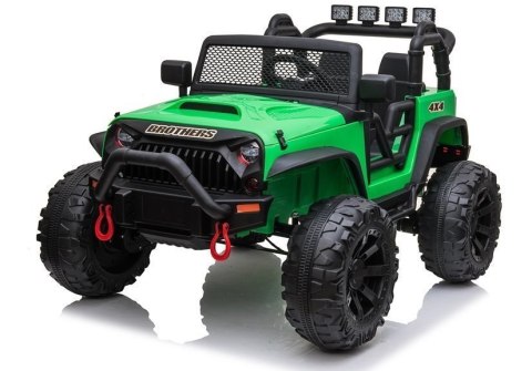 Auto na akumulator Jeep JC666 Zielony LEAN CARS Auto na akumulator Jeep JC666 Zielony LEAN CARS