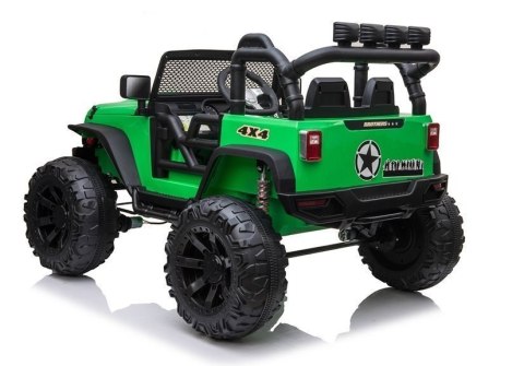 Auto na akumulator Jeep JC666 Zielony LEAN CARS Auto na akumulator Jeep JC666 Zielony LEAN CARS