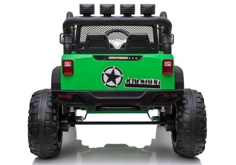 Auto na akumulator Jeep JC666 Zielony LEAN CARS Auto na akumulator Jeep JC666 Zielony LEAN CARS