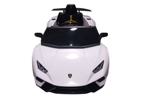 Auto na akumulator Lamborghini Huracan Białe LEAN CARS Auto na akumulator Lamborghini Huracan Białe LEAN CARS