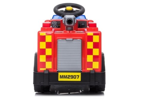 Auto na akumulator Wóz strażacki TR1911 Czerwony LEAN CARS Auto na akumulator Wóz strażacki TR1911 Czerwony LEAN CARS