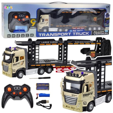 Ciężarówka Lora Laweta Zdalnie Sterowana RC Światła Dźwięki 1:24 LEAN Toys Ciężarówka Lora Laweta Zdalnie Sterowana RC Światła Dźwięki 1:24 LEAN Toys