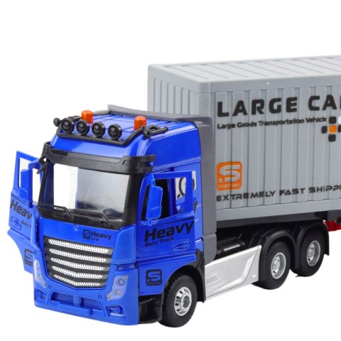 Ciężarówka Transportowa Z Kontenerem Zdalnie Sterowana RC 1:24 LEAN Toys Ciężarówka Transportowa Z Kontenerem Zdalnie Sterowana RC 1:24 LEAN Toys