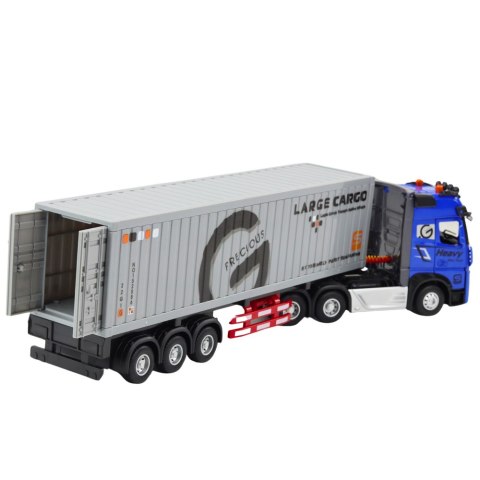 Ciężarówka Transportowa Z Kontenerem Zdalnie Sterowana RC 1:24 LEAN Toys Ciężarówka Transportowa Z Kontenerem Zdalnie Sterowana RC 1:24 LEAN Toys