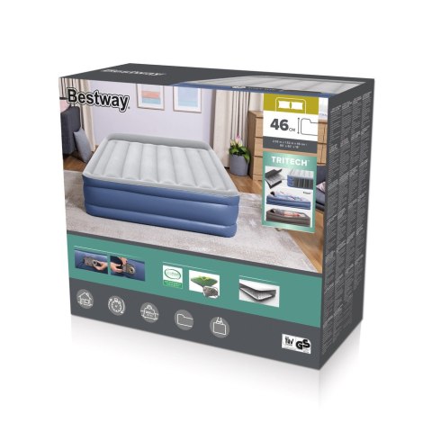 Dmuchany Materac 203 x 152 x 46 cm Bestway 67630 Bestway Dmuchany Materac 203 x 152 x 46 cm Bestway 67630 Bestway