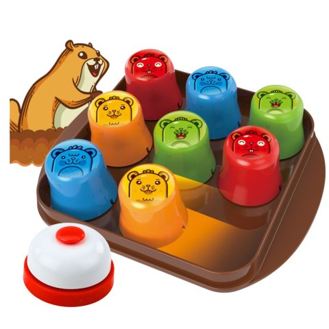 Gra Zręcznościowa 2w1 Mole Maze Szybkie Kubeczki Kółko i Krzyżyk LEAN Toys Gra Zręcznościowa 2w1 Mole Maze Szybkie Kubeczki Kółko i Krzyżyk LEAN Toys